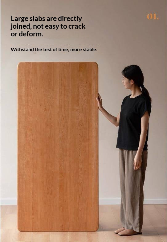 Cherry Solid Wood American Retro Dining Table