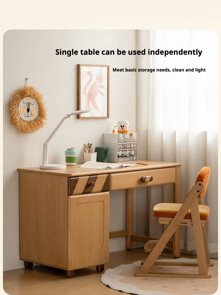 Beech Solid Wood Children's Study Table.