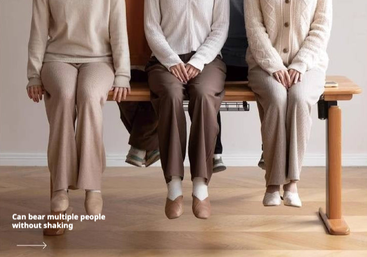 Cherry, Ash Solid Wood Electric Elevating Desk