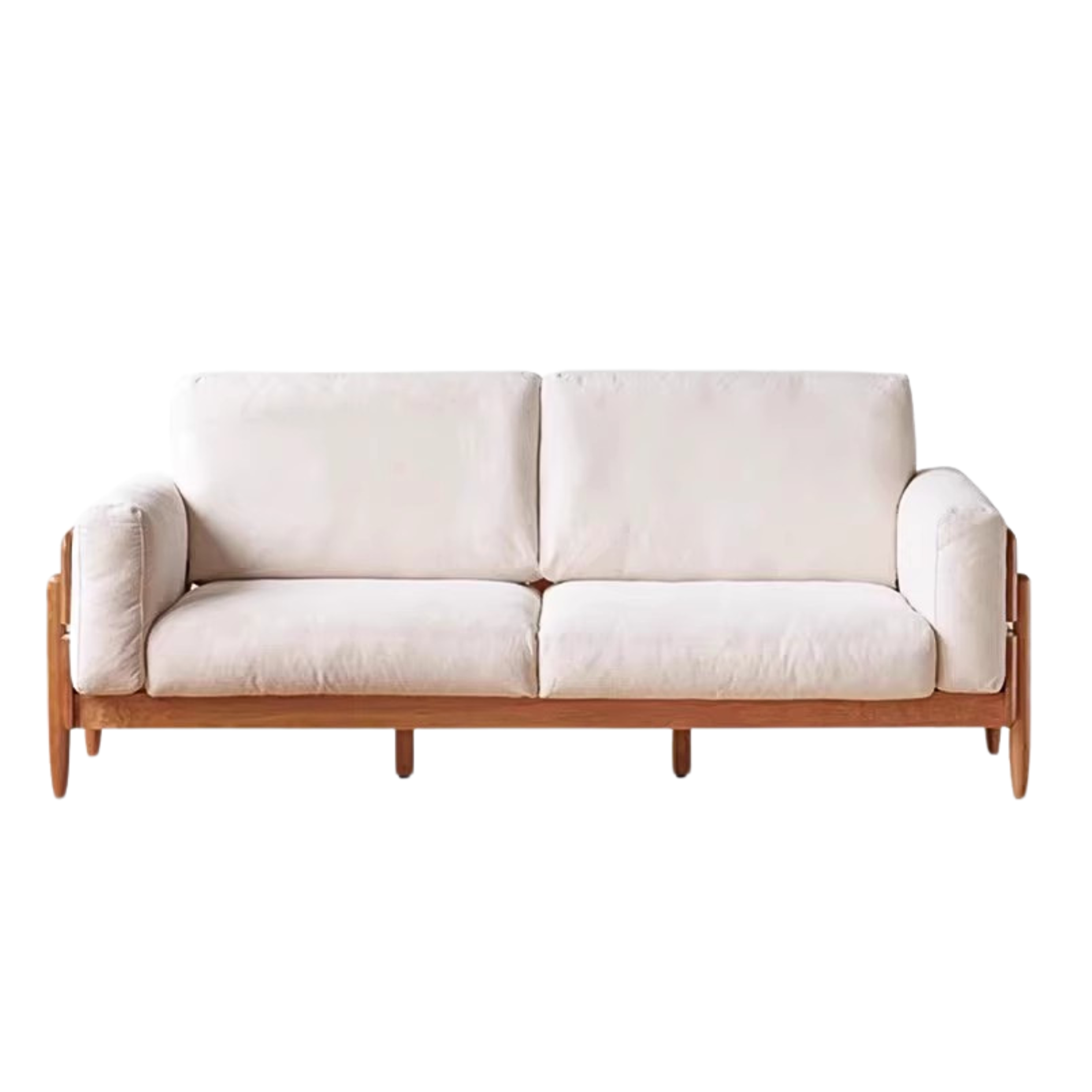 Cherry, Oak Solid Wood Antique Style Sofa.