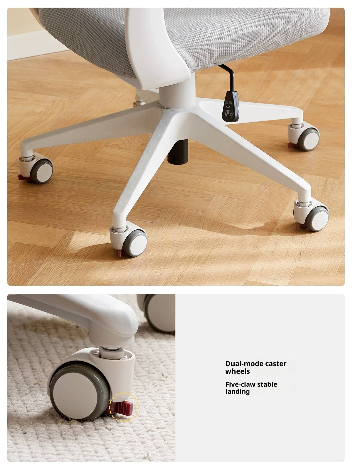 Children's Study Chair With Adjustable Backrest And Lifting Mechanism