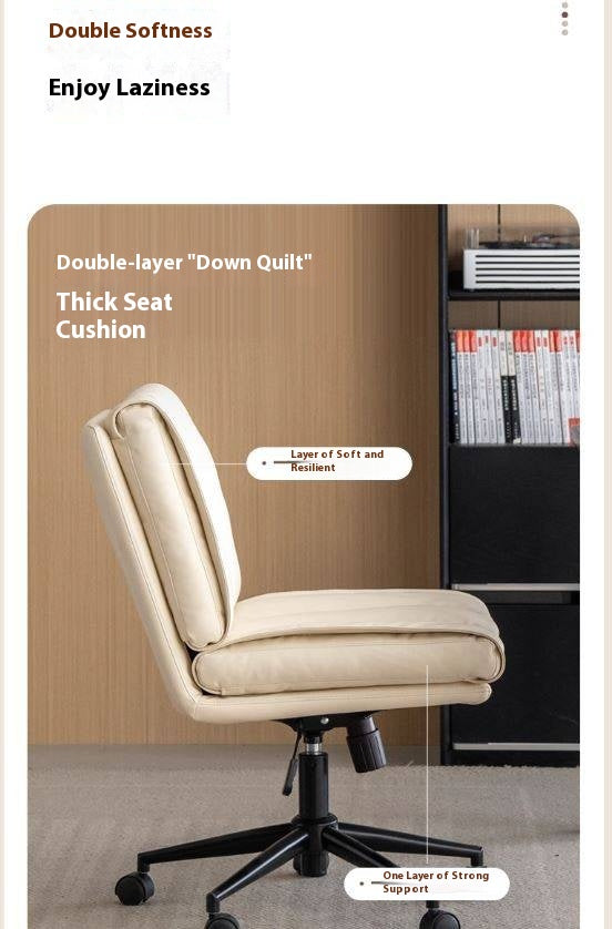 Organic Leather Computer Chair