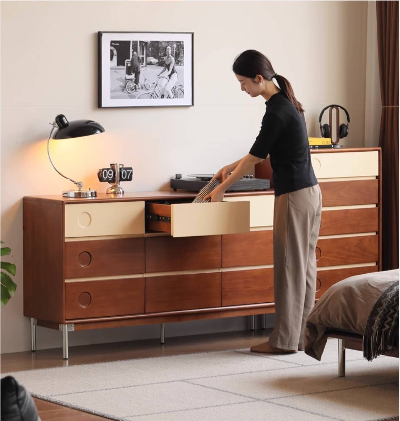 Tulipwood , Cherry Solid Wood Antique Style Drawer