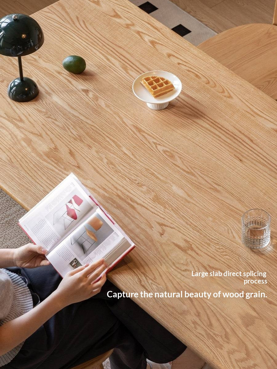 Oak Solid Wood Modern Dining Table
