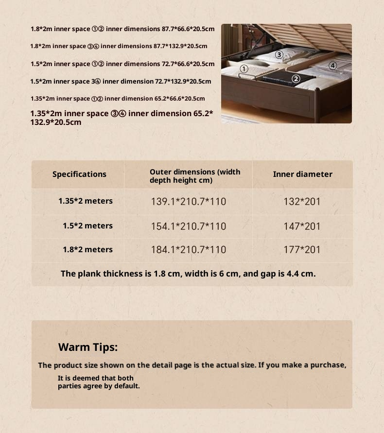 Poplar Solid Wood Box Bed, French Retro Style