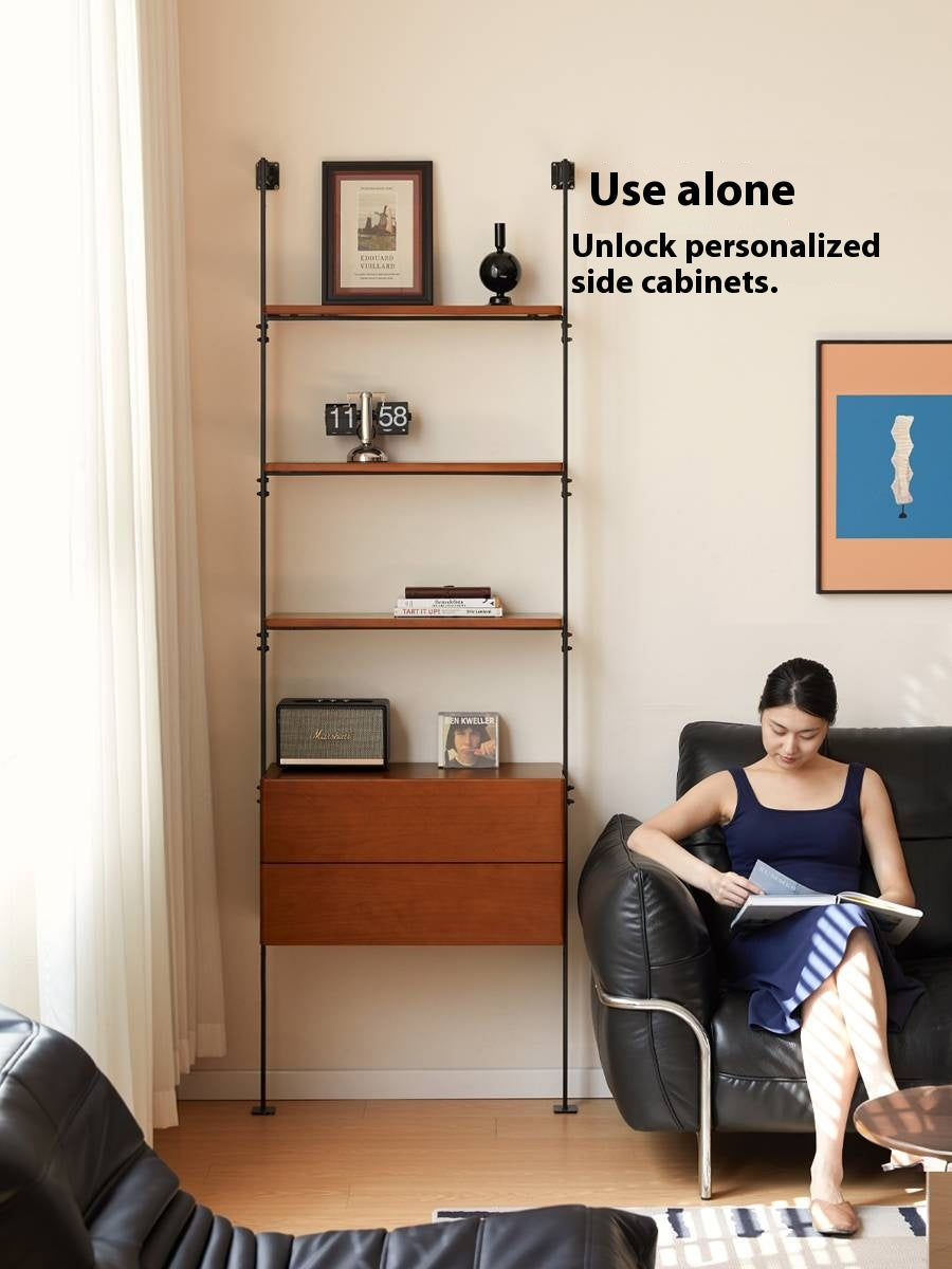 Poplar Solid Wood Bauhaus Bookshelf