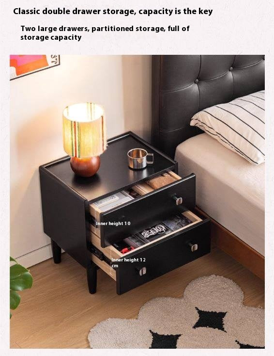 Solid RubberWood Classic Nightstand.