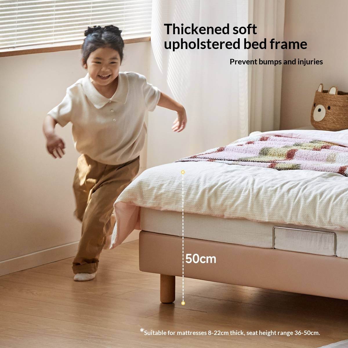 Organic Leather kid's Bed princess bed<