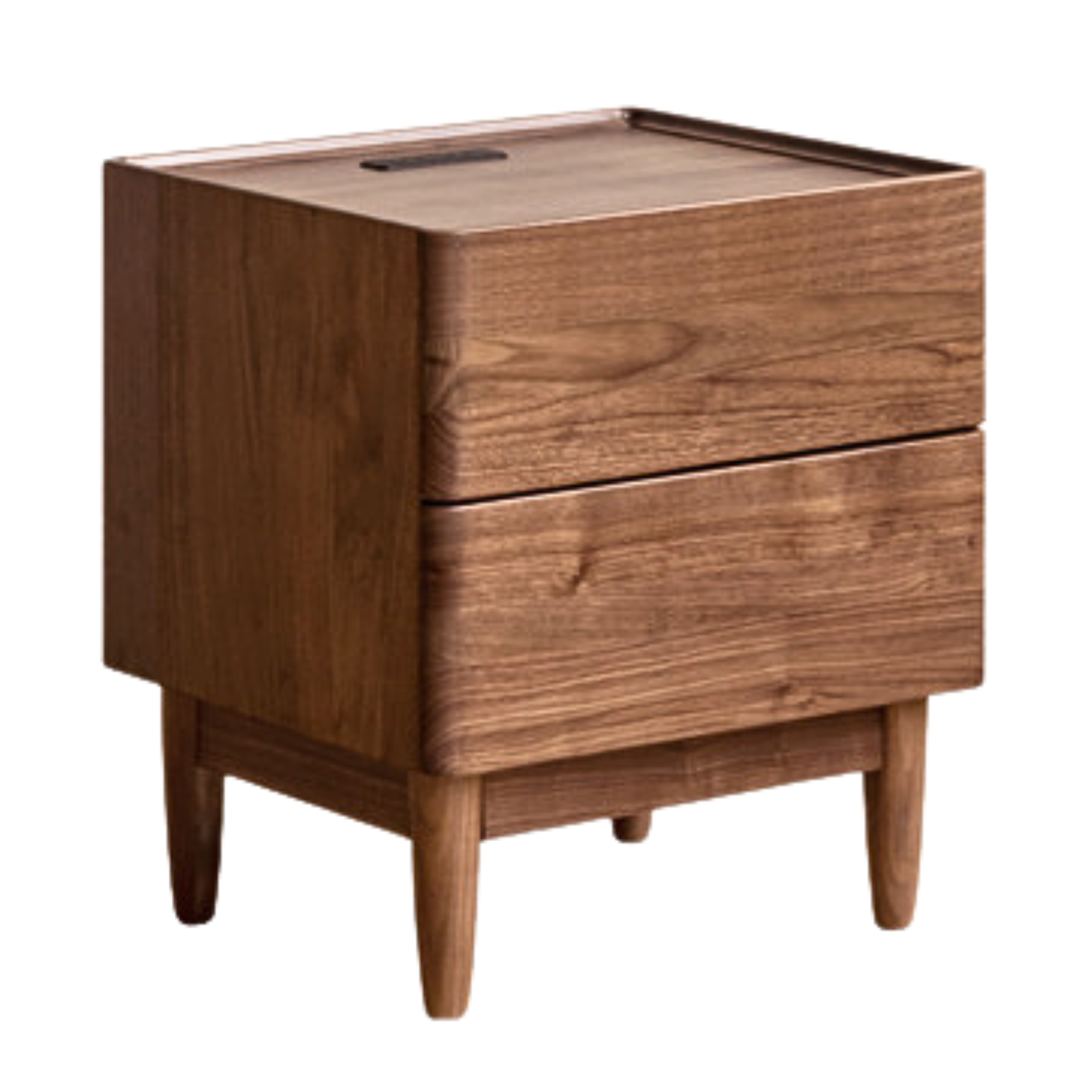 Black Walnut, Ash Solid Wood Nightstand
