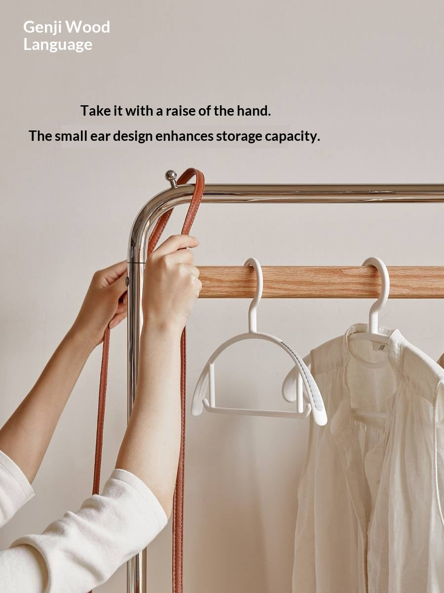 Rubberwood, Oak Solid Wood Rattan Woven Hanger