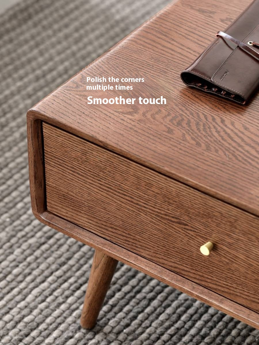 Oak Solid Wood Nordic Modern Style Coffee Table