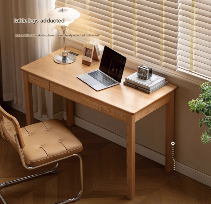 Oak, Beech Solid Wood Office Desk
