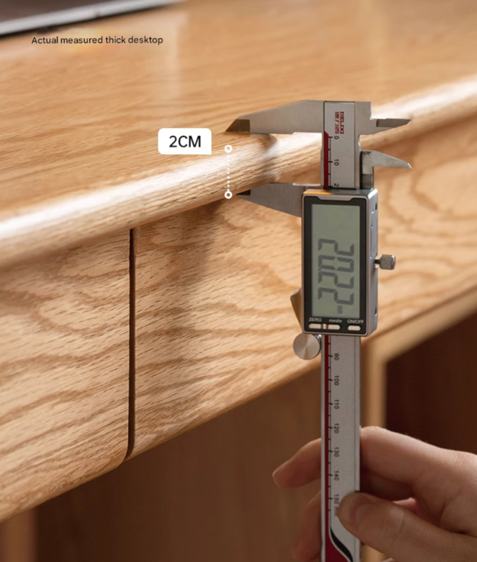 Oak, Beech Solid Wood Office Desk