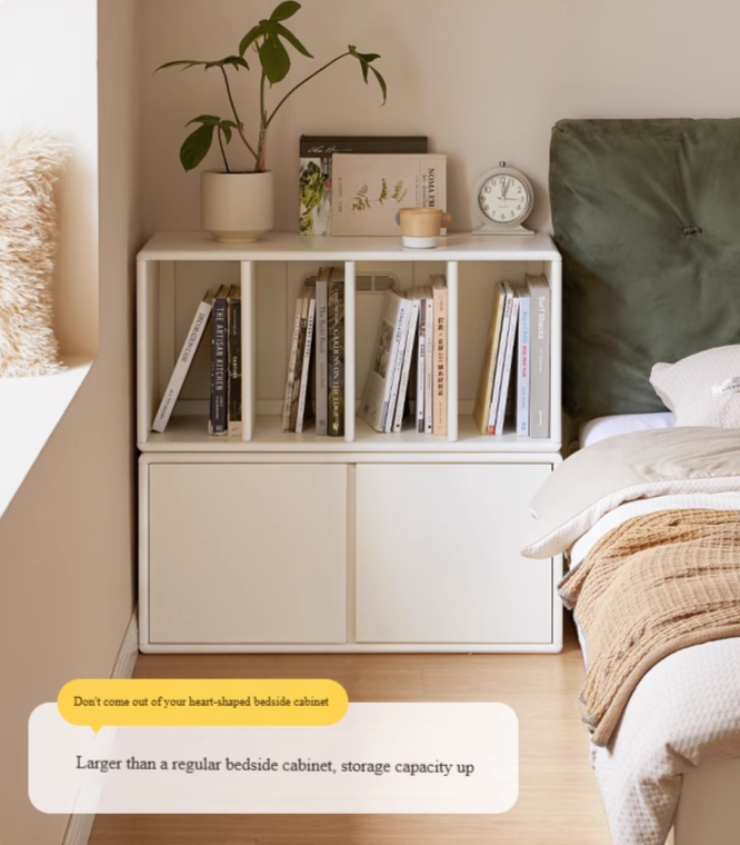 Oak Solid wood Locker Cream Style Free Combination Cabinet.