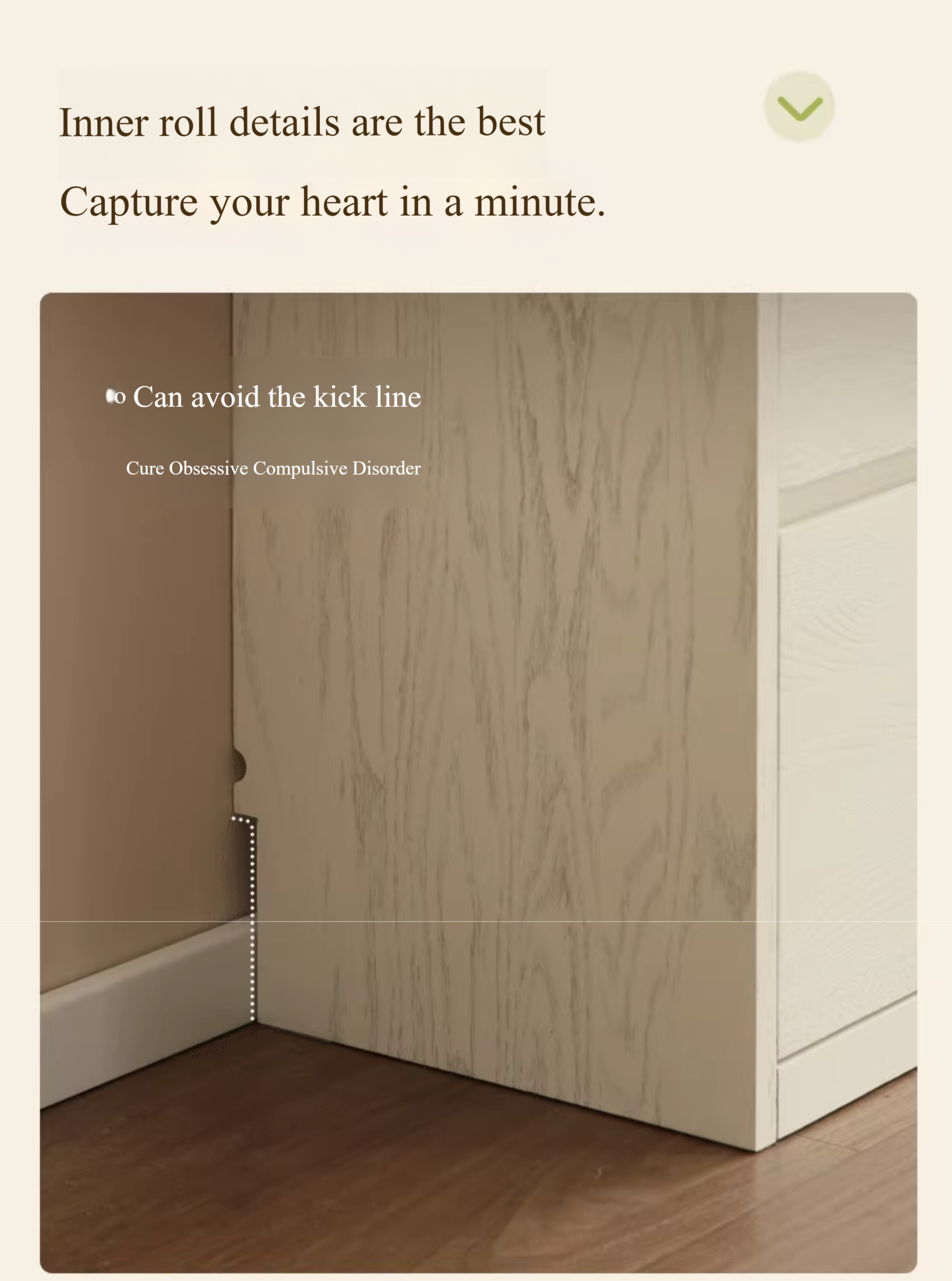 Oak Solid Wood Cream Style Modern Bookcase