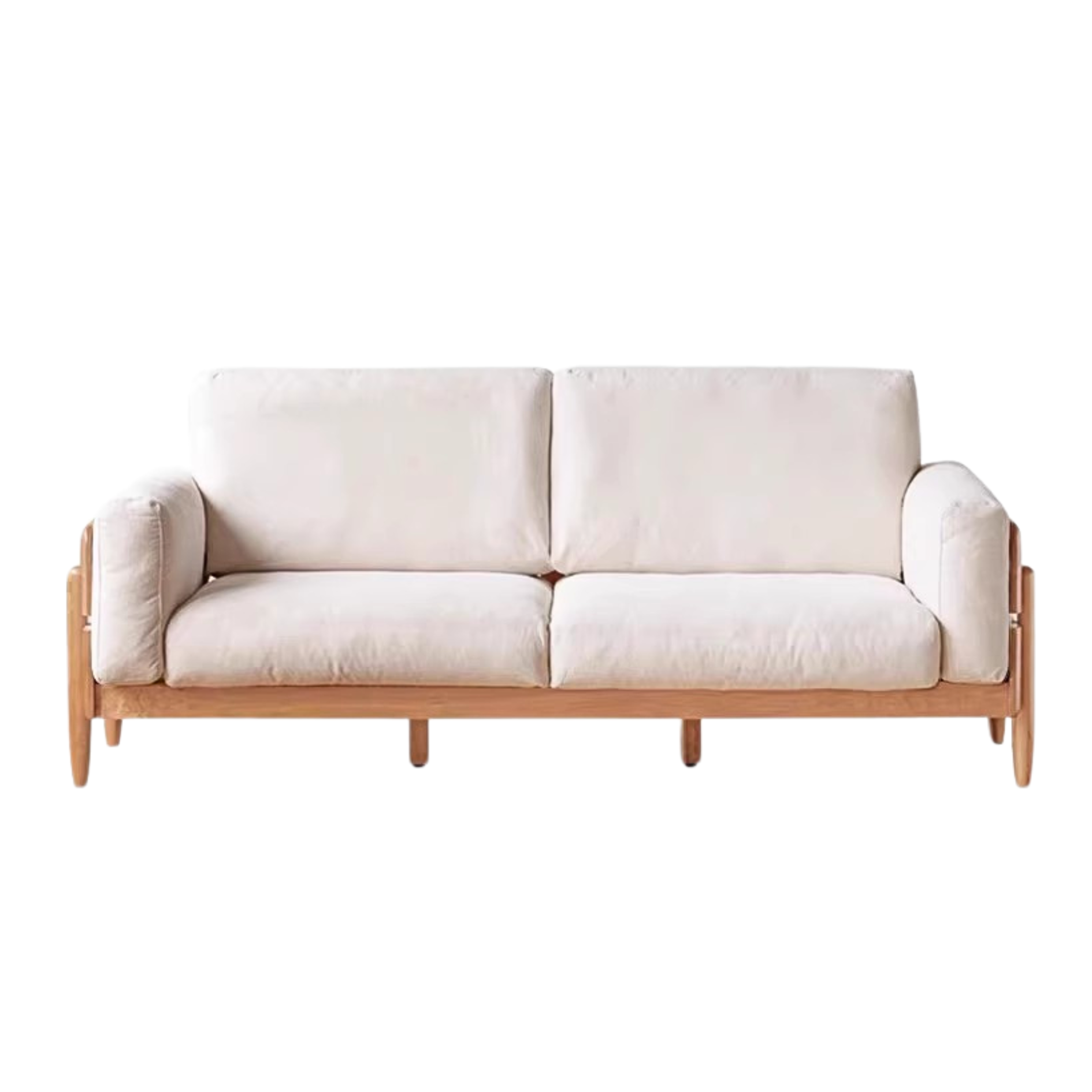 Cherry, Oak Solid Wood Antique Style Sofa.