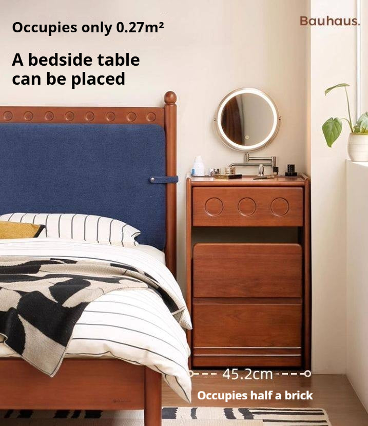 Solid Tulipwood Classic Vintage Vanity Table.