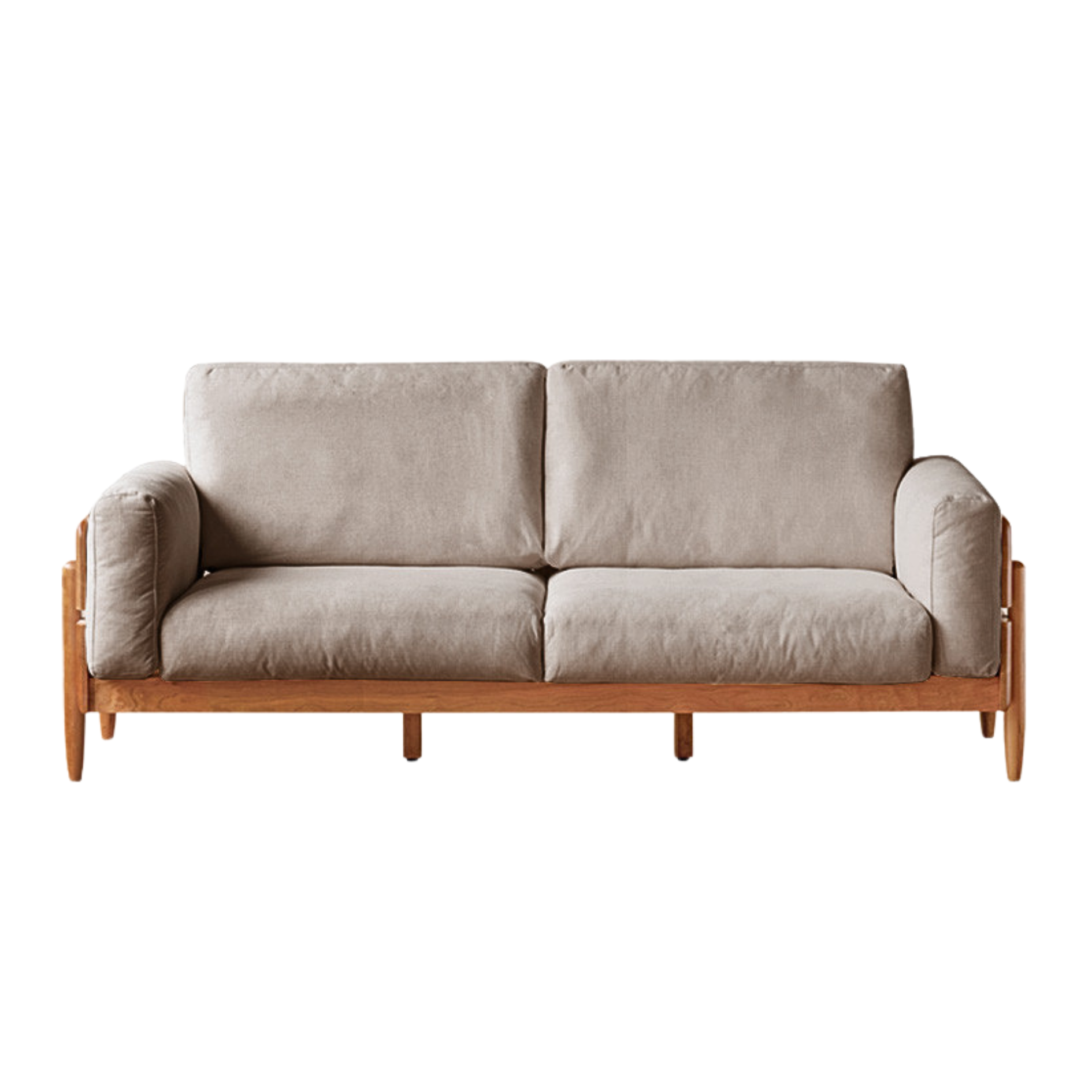 Cherry, Oak Solid Wood Antique Style Sofa.
