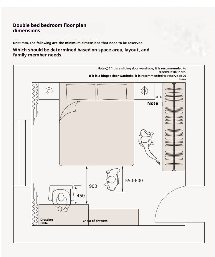 Oak Solid Wood Floating Platform Box Bed, Headboard-Free Bed with Light Modern Minimalist