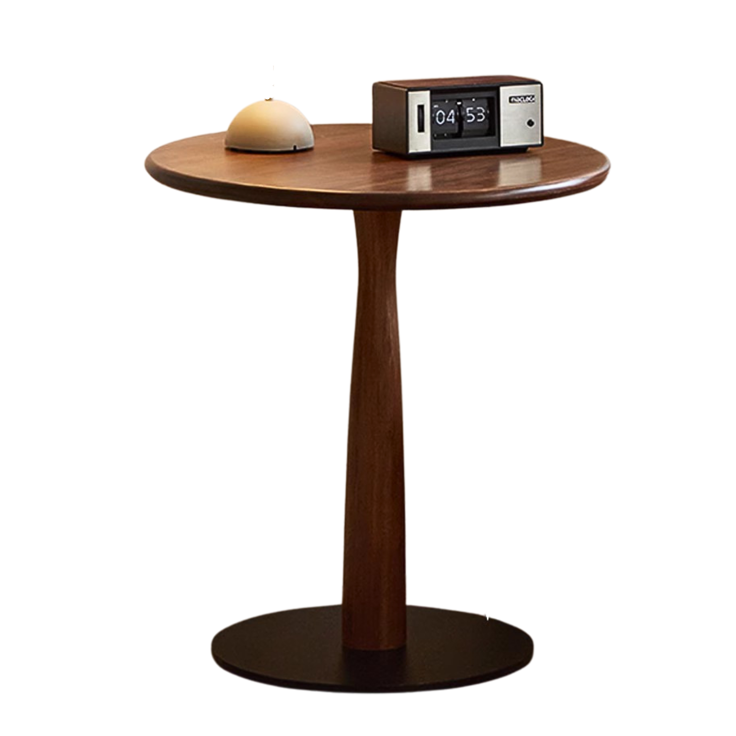 Oak, Black Walnut, Cherry, Beech Solid Wood Round Side Table Modern