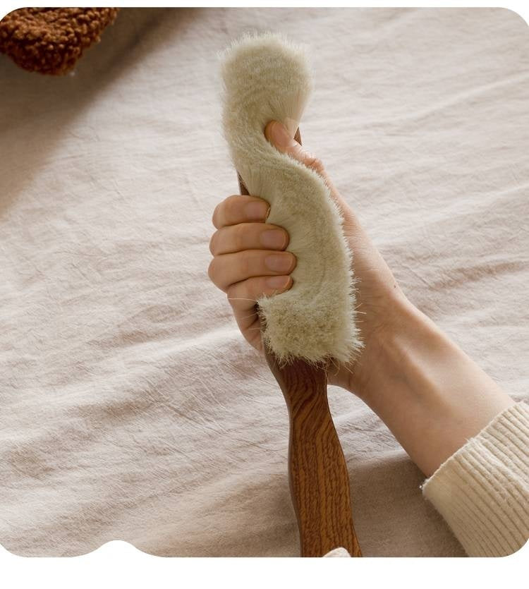 Ebony Solid Wood Long Handle SweepingBrush