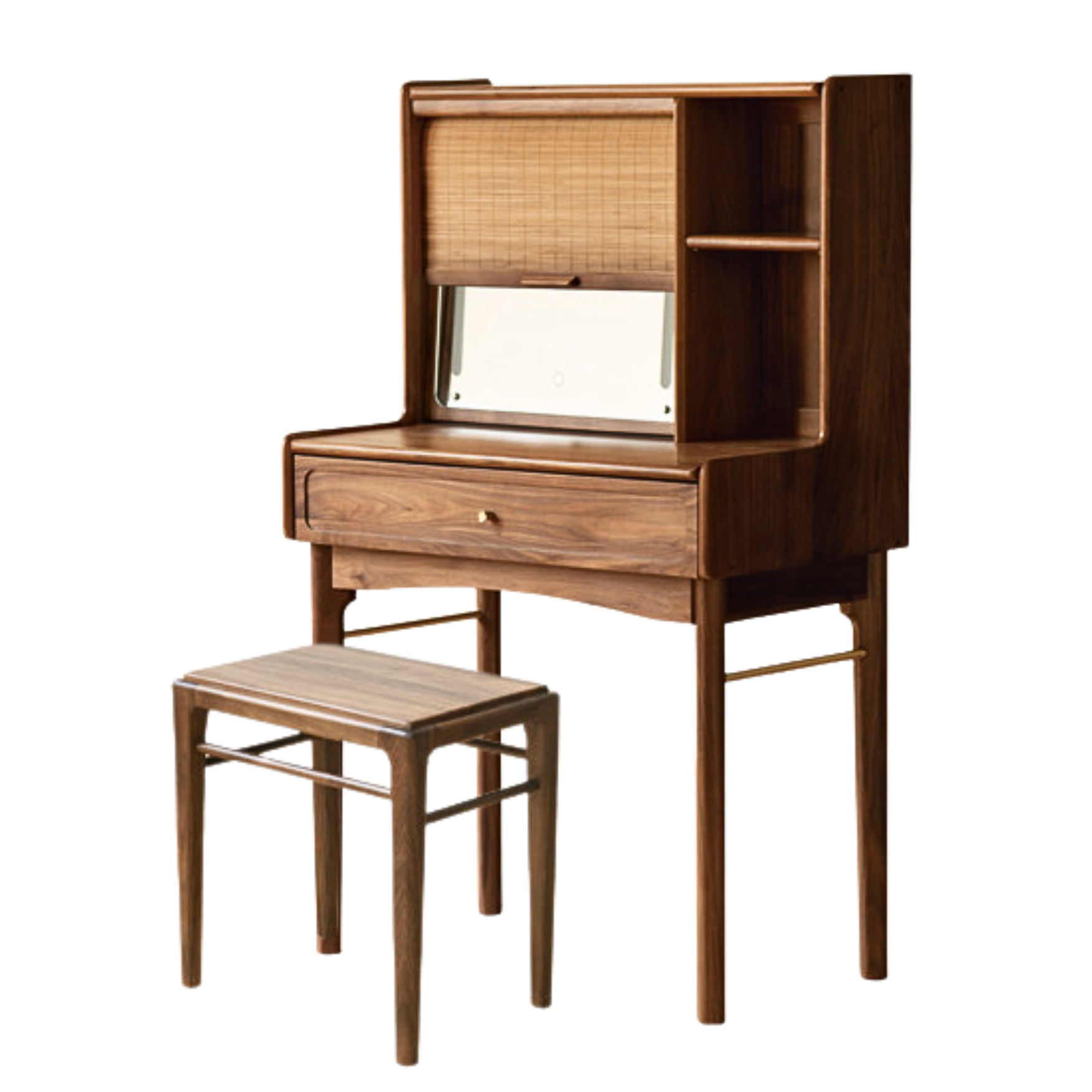 Ash, Oak, Black Walnut Solid Wood Dressing Table.