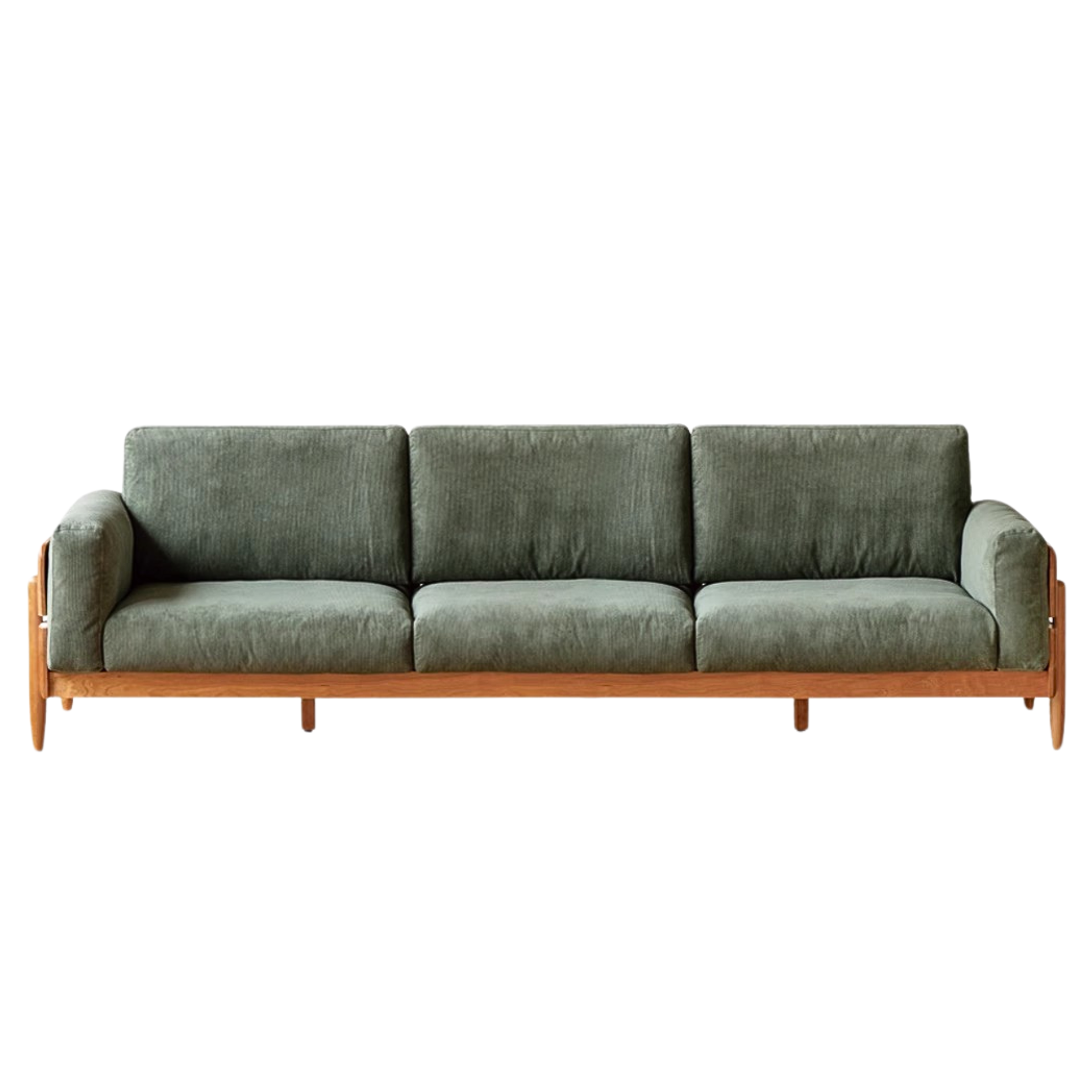 Cherry, Oak Solid Wood Antique Style Sofa.