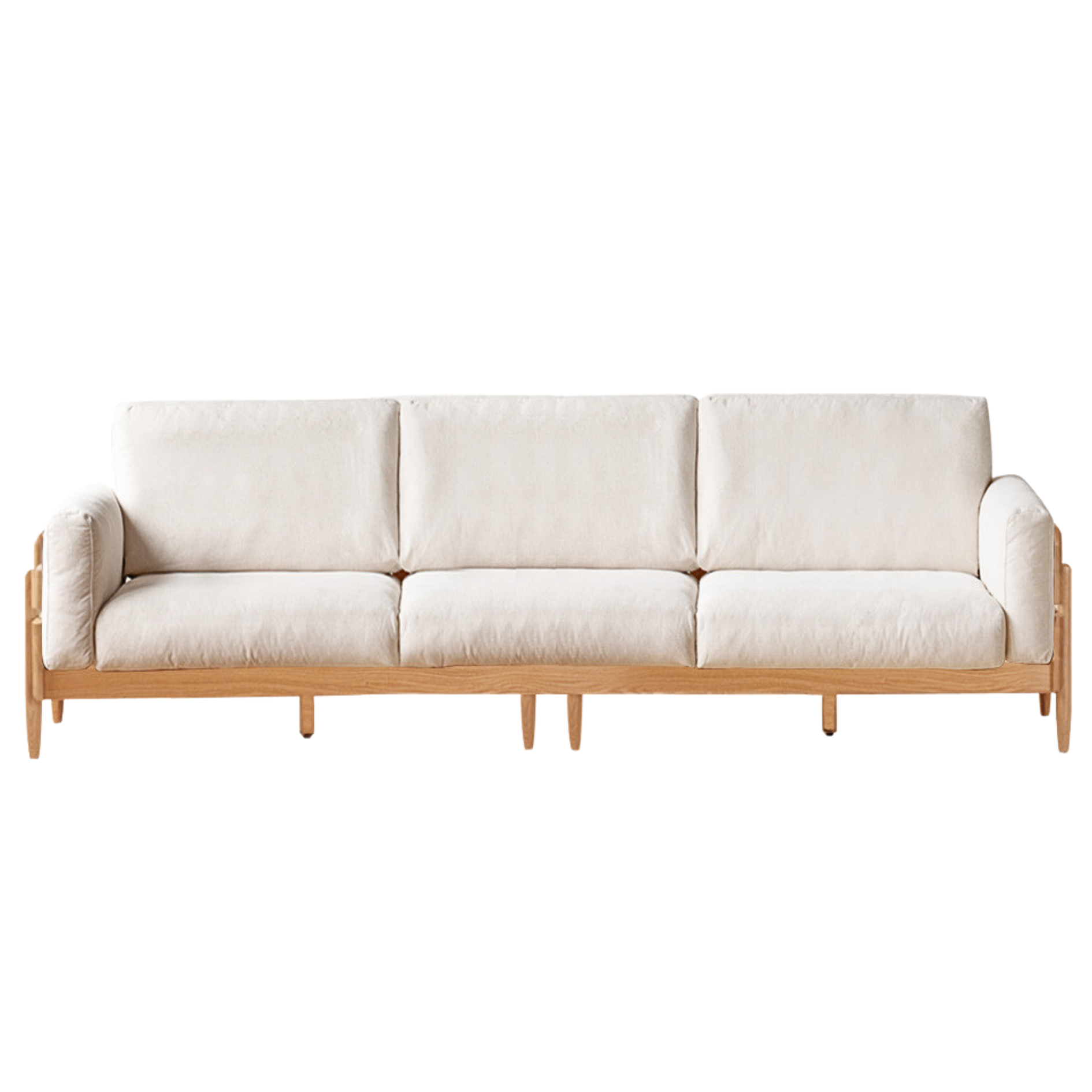 Cherry, Oak Solid Wood Antique Style Sofa.
