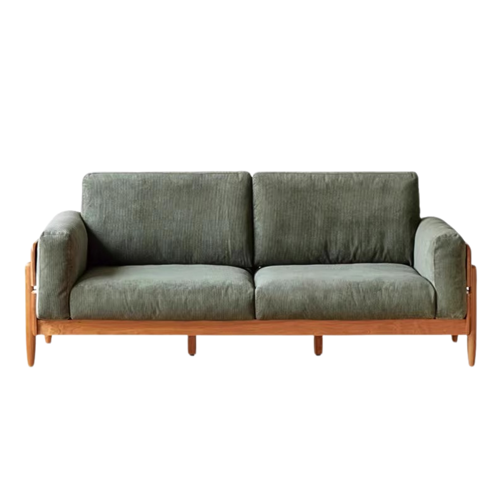 Cherry, Oak Solid Wood Antique Style Sofa.