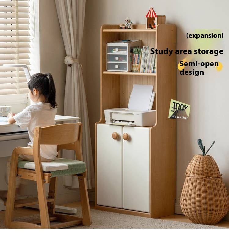 Beech Solid Wood Children's Bookcase.