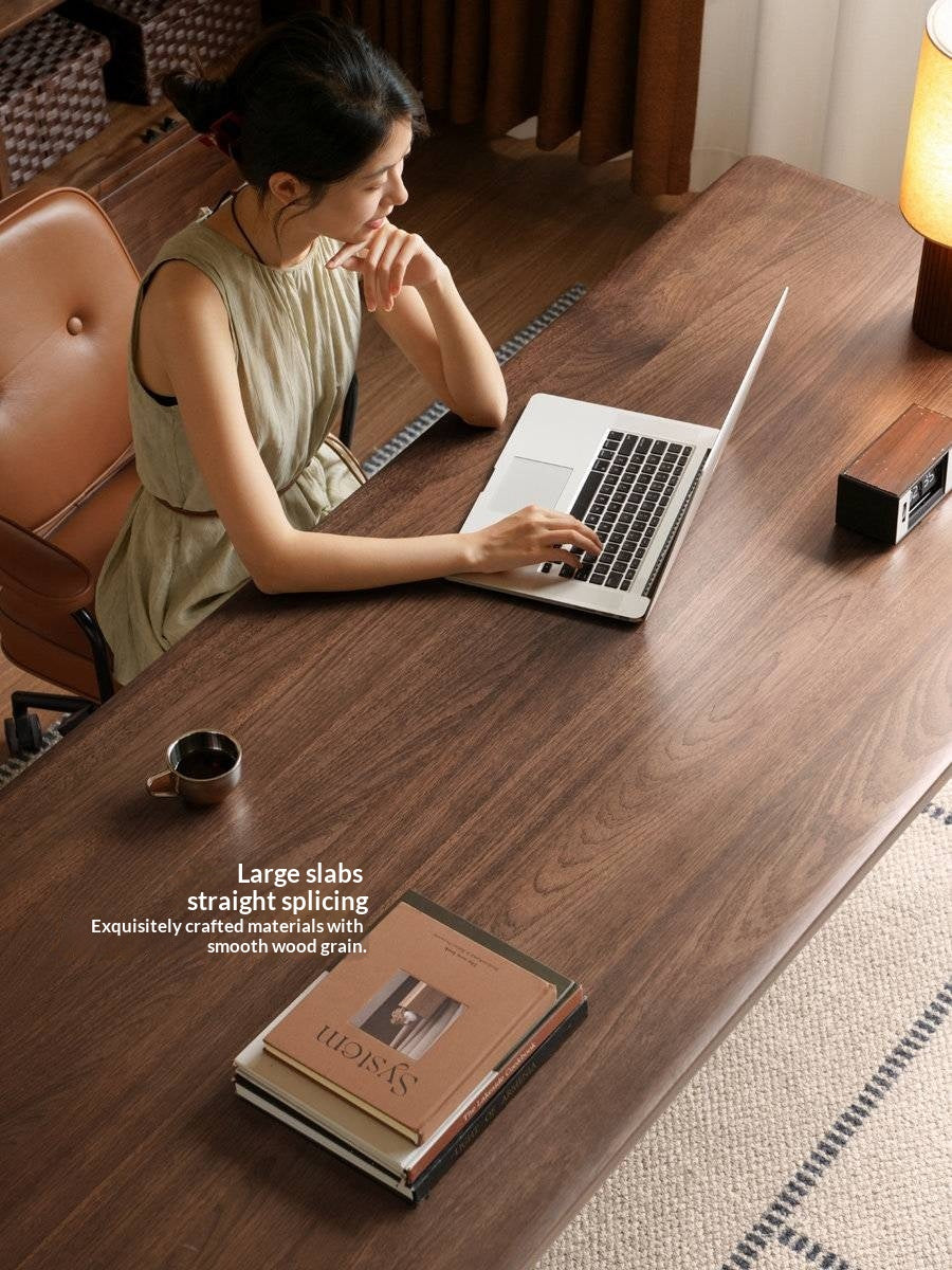 Sandalwood Solid Wood Modern Style Office Desk