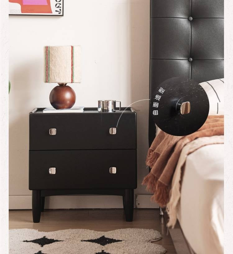 Solid RubberWood Classic Nightstand.