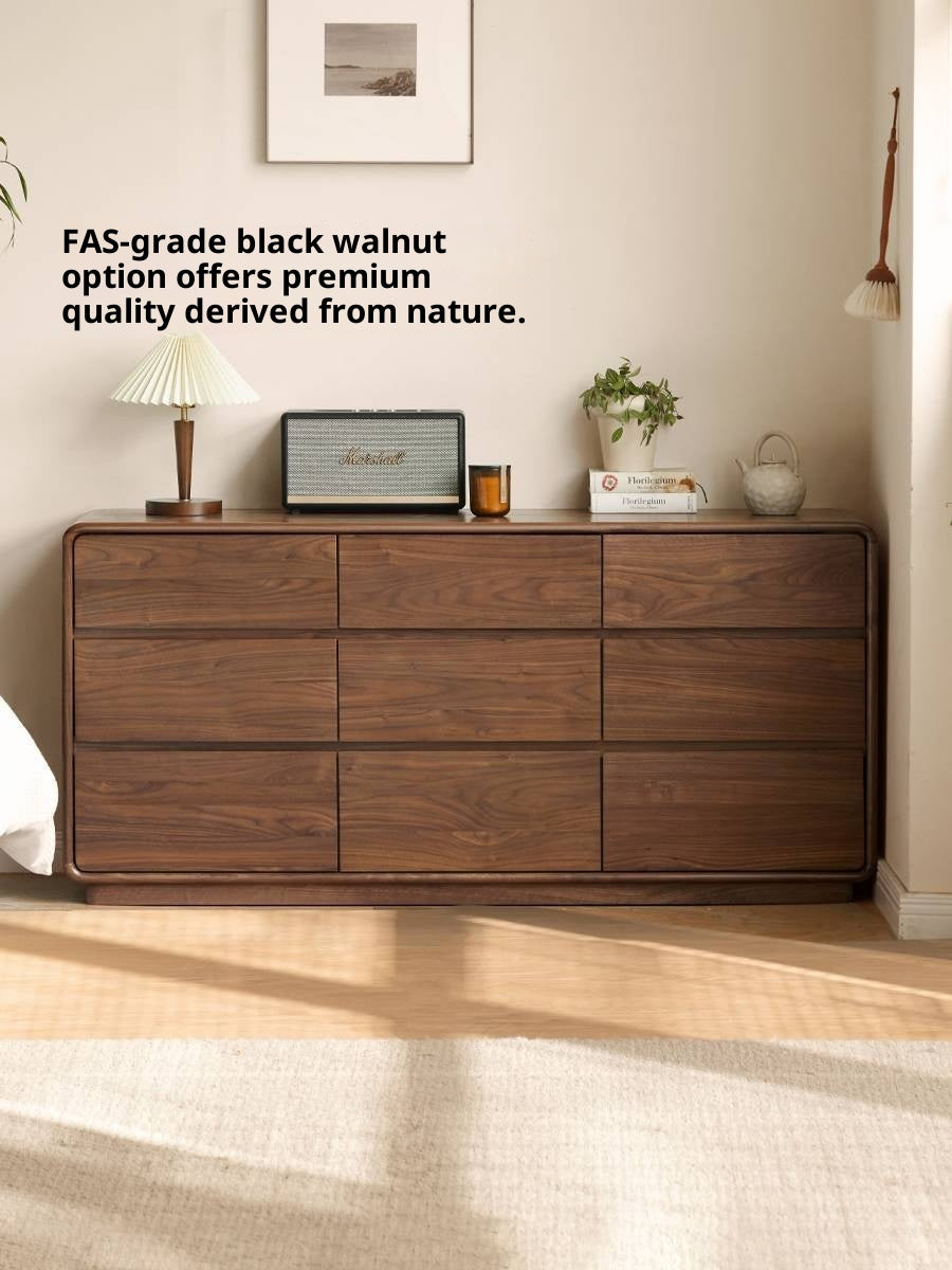 Sandalwood Solid Wood Modern Chest of Drawers