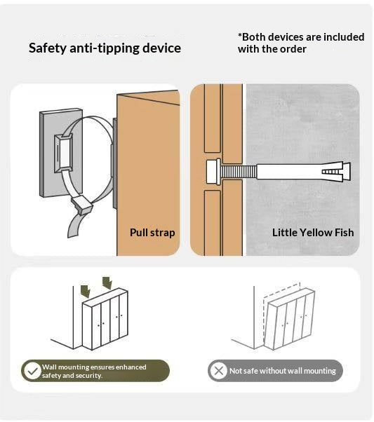 Solid Rubberwood Bookcase with Storage and Display Shelves