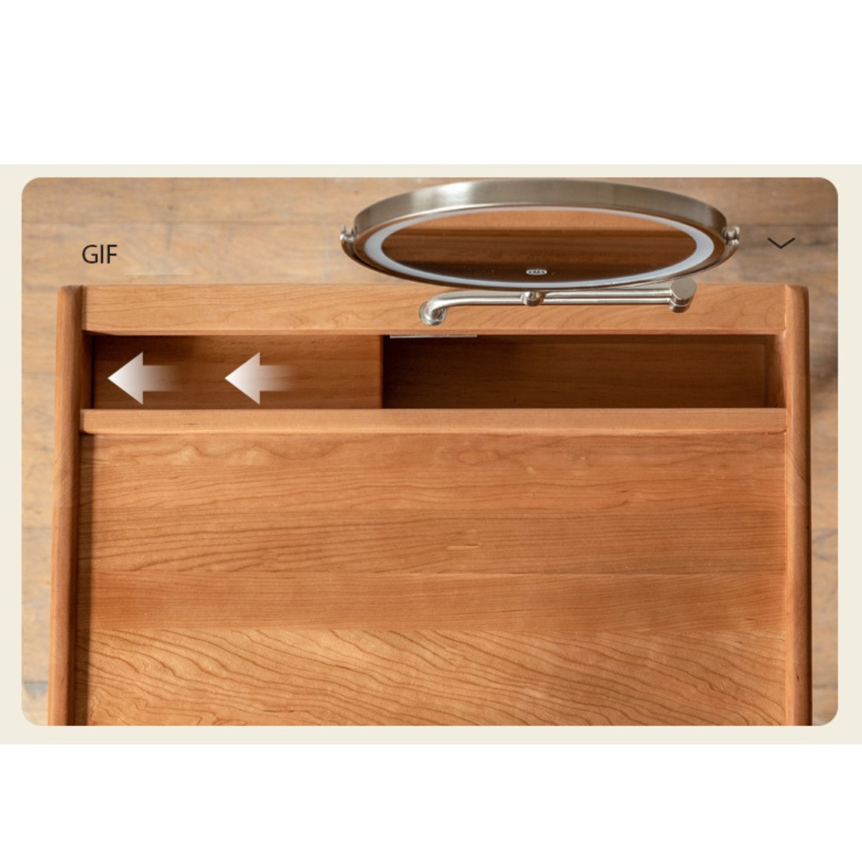 Cherry Solid Wood Small Dressing Table.