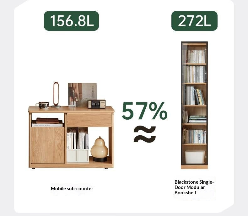 Ash Solid Wood Modern Minimalist Office Desk