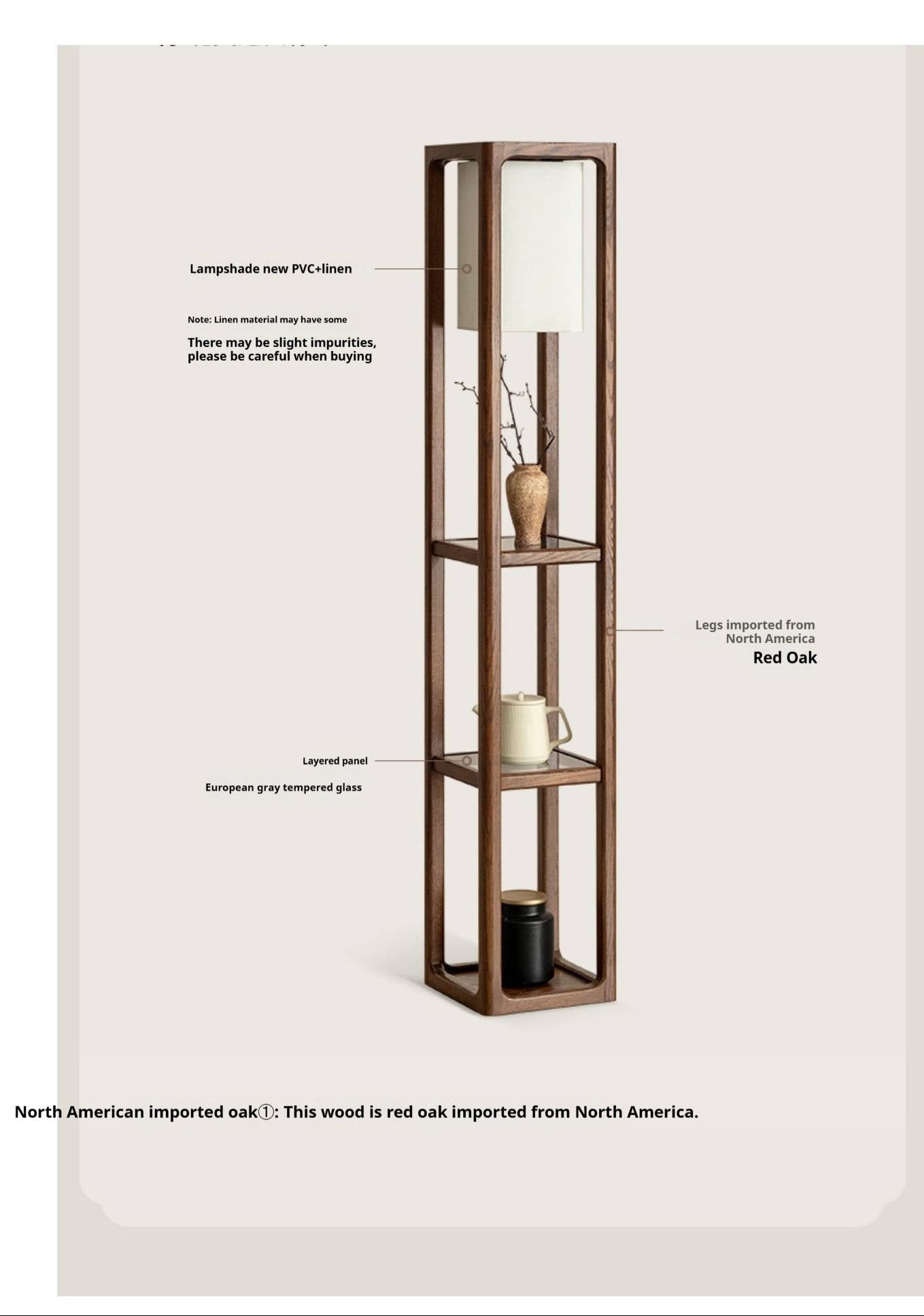 Oak Solid Wood Storage Rack.