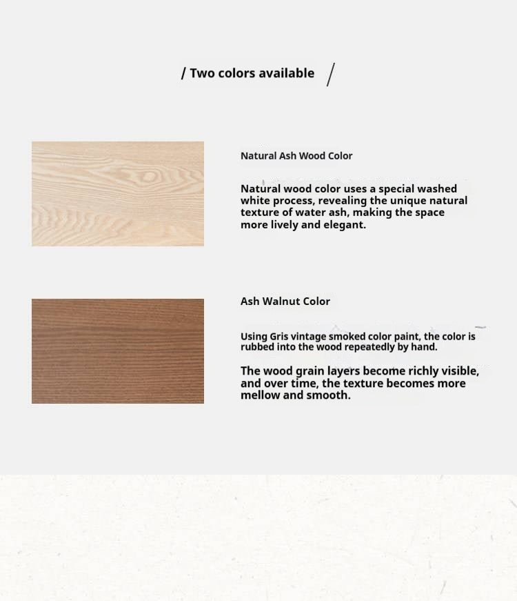 Ash Solid Wood Small-sized Modern Office Desk