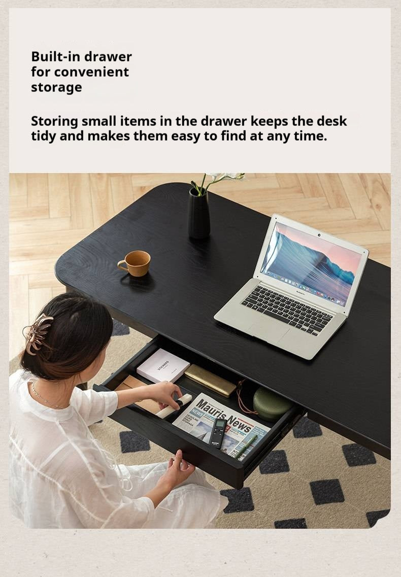 Oak Solid Wood Modern Simple Computer Desk