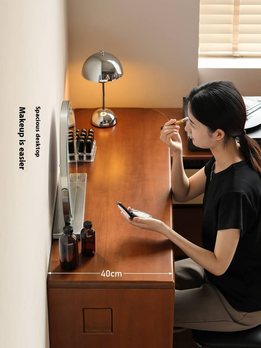 Tulipwood Solid Wood Bauhaus Style Vanity Table.