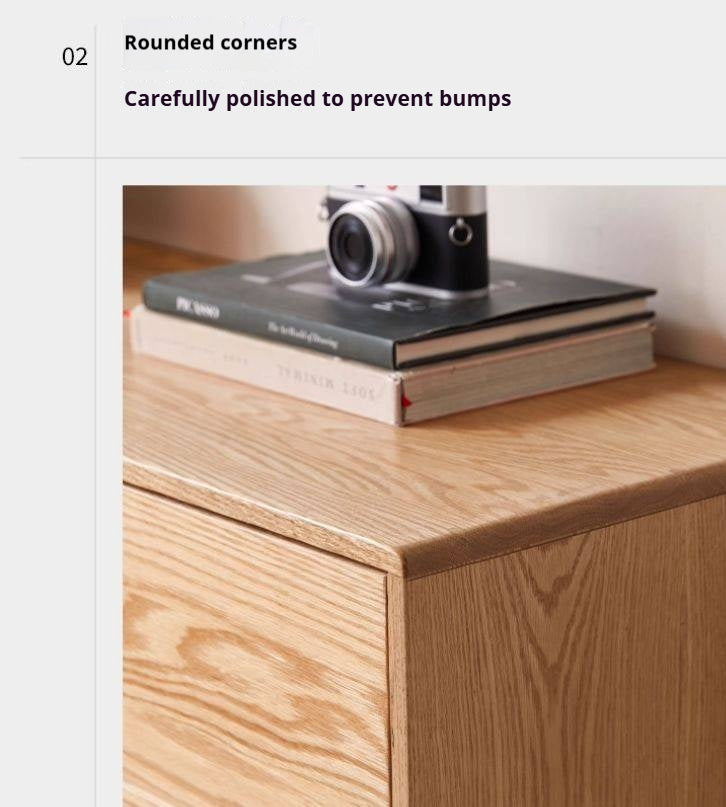 Oak Solid Wood Chest of Drawers