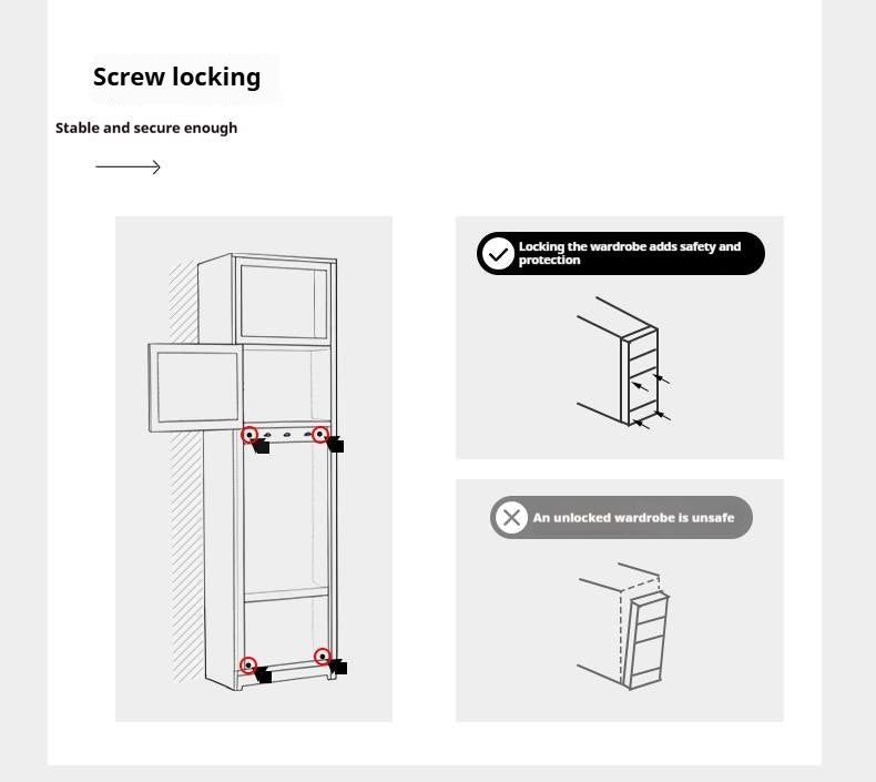 Oak, Cherry Solid Wood Corner Wardrobe
