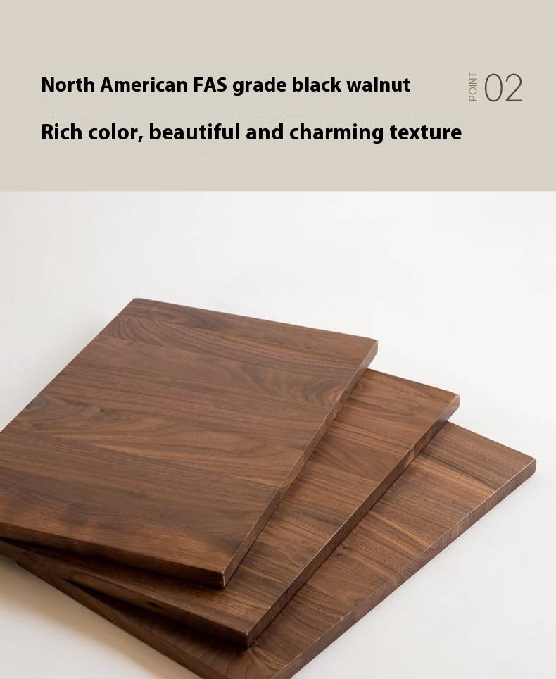 Black Walnut Solid Wood Side Cabinet