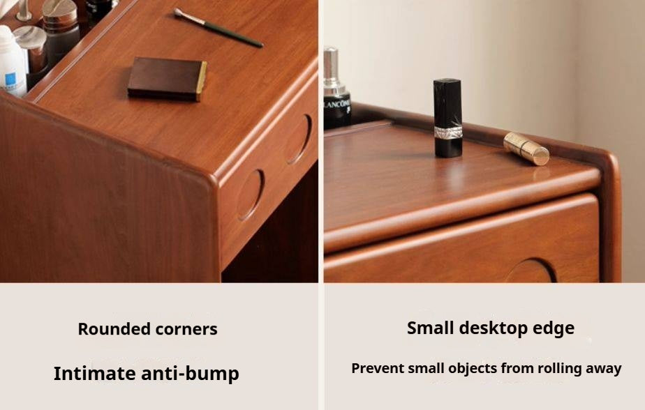 Solid Tulipwood Classic Vintage Vanity Table.