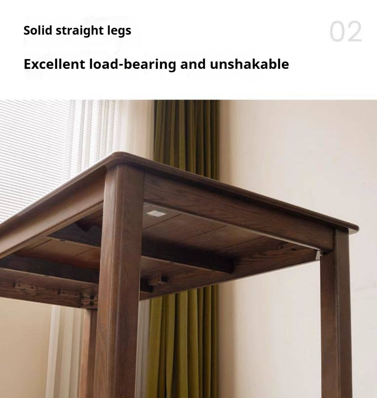 Oak Solid Wood Modern Dining Table