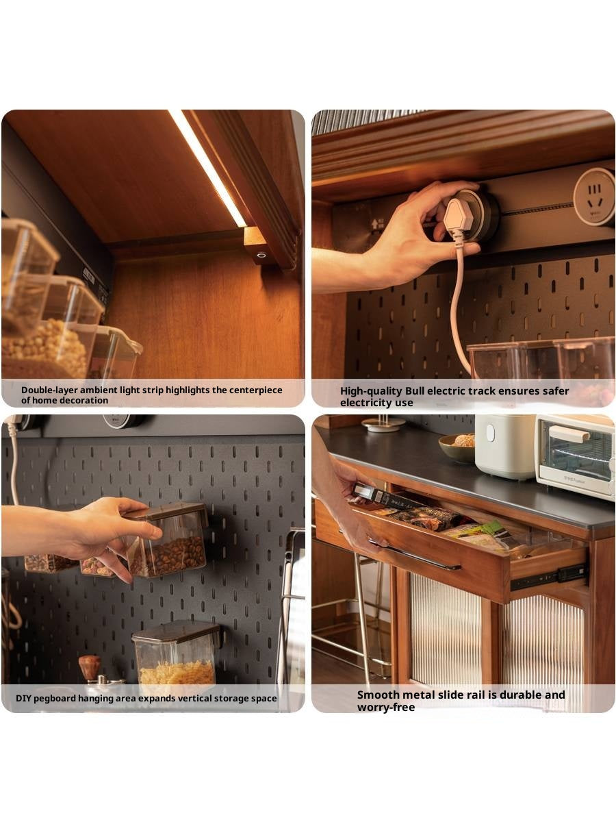 Tulipwood Solid Wood Antique Style Sideboard