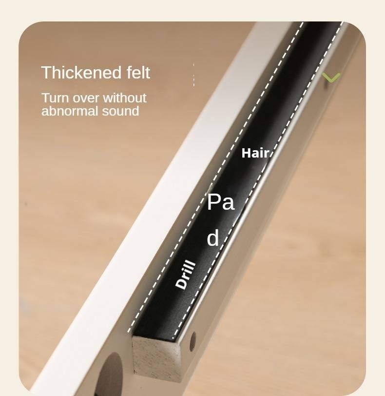 Rubber Wood Solid Wood Soft Bed Cream Style