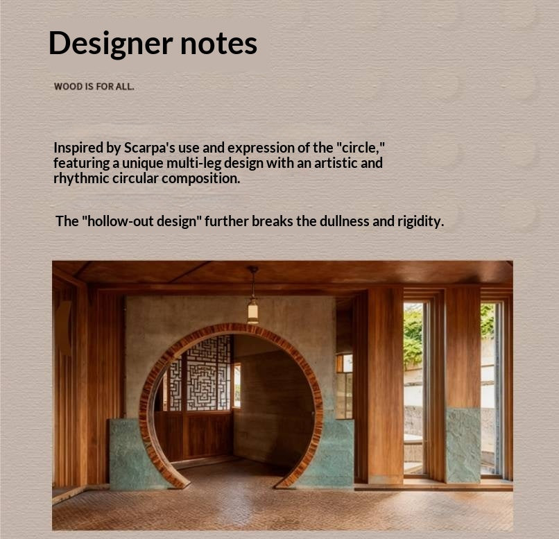 Black Walnut Solid Wood Ancient Style Coffee Table