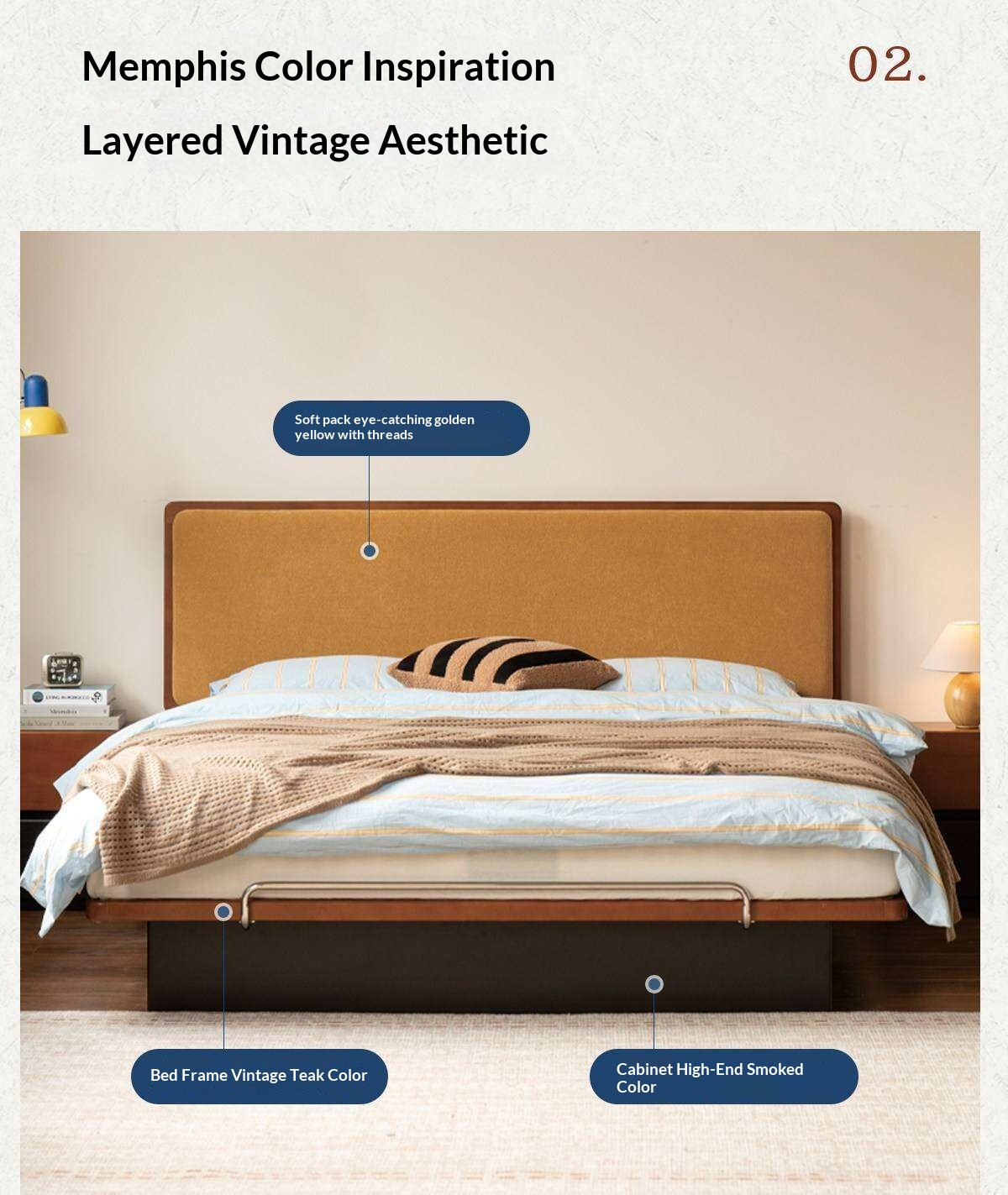 Poplar Solid Wood Soft Suspended Box Bed