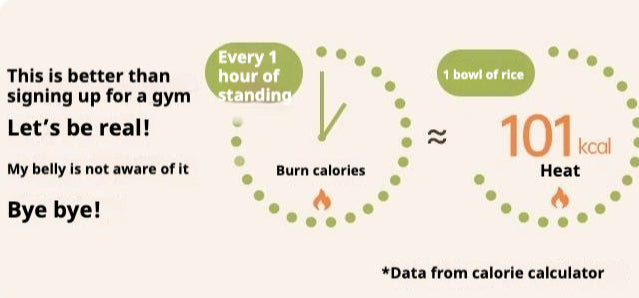 Beech Solid Wood Cream Style Study Electric Lift Desk.